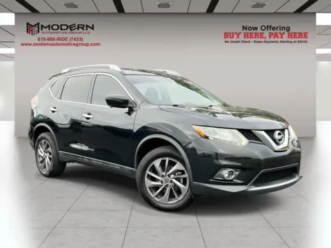 Black 2016 NISSAN ROGUE SL for sale in Lafayette, TN