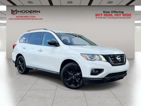 White 2018 NISSAN PATHFINDER SL for sale in Lafayette, TN