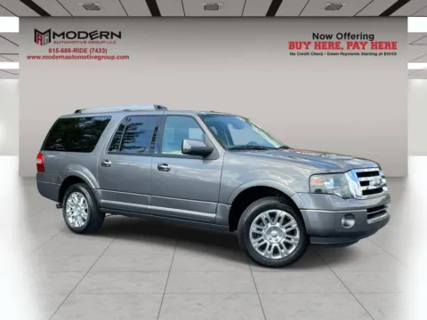 Gray 2011 FORD EXPEDITION EL LIMITED for sale in Lafayette, TN