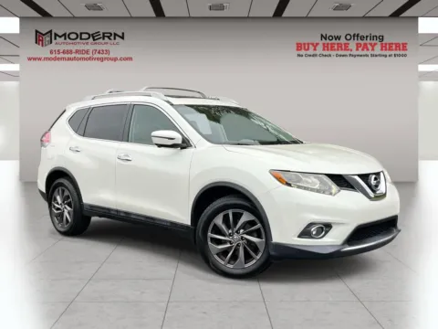 White 2016 NISSAN ROGUE SL for sale in Lafayette, TN