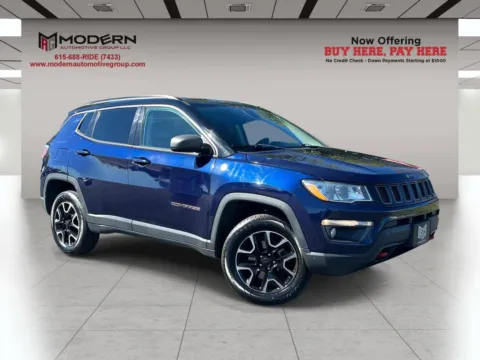 Blue 2019 JEEP COMPASS TRAILHAWK for sale in Lafayette, TN
