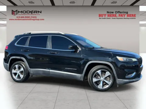 Black 2019 JEEP CHEROKEE LIMITED for sale in Lafayette, TN