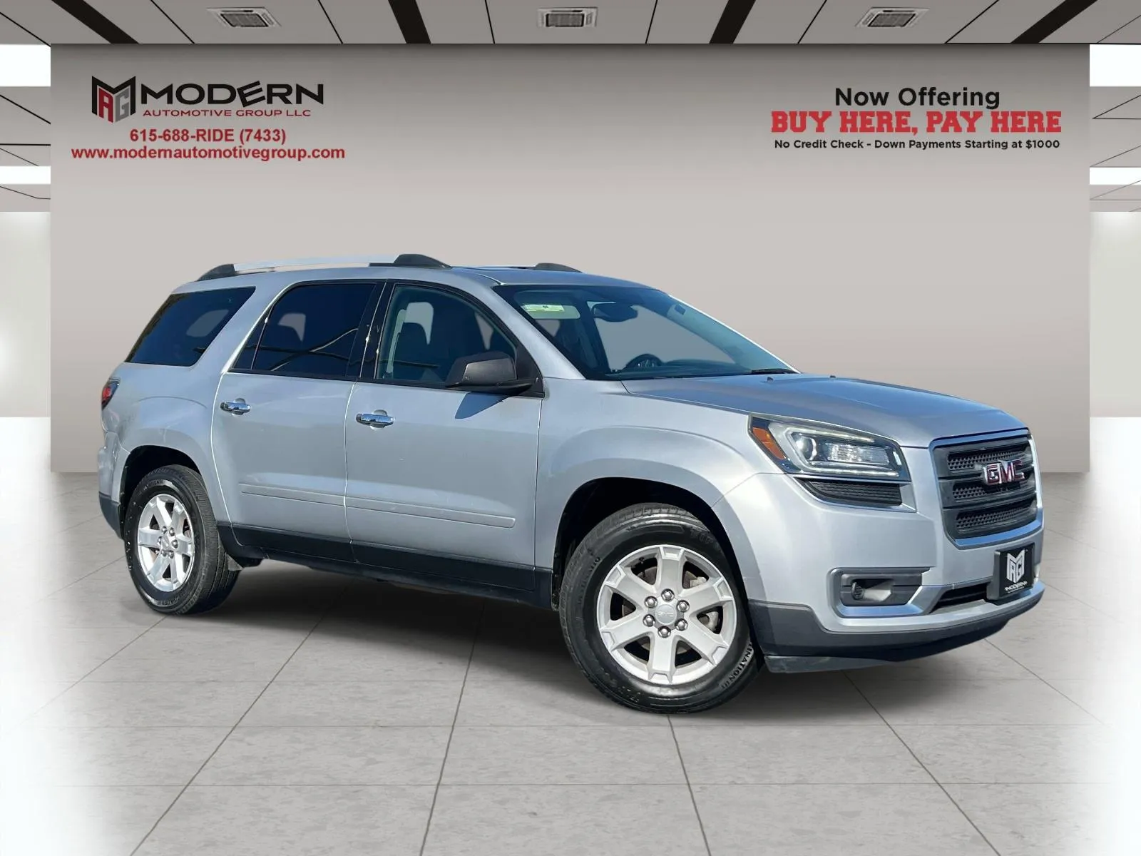 Silver 2016 GMC ACADIA SLE for sale in Lafayette, TN