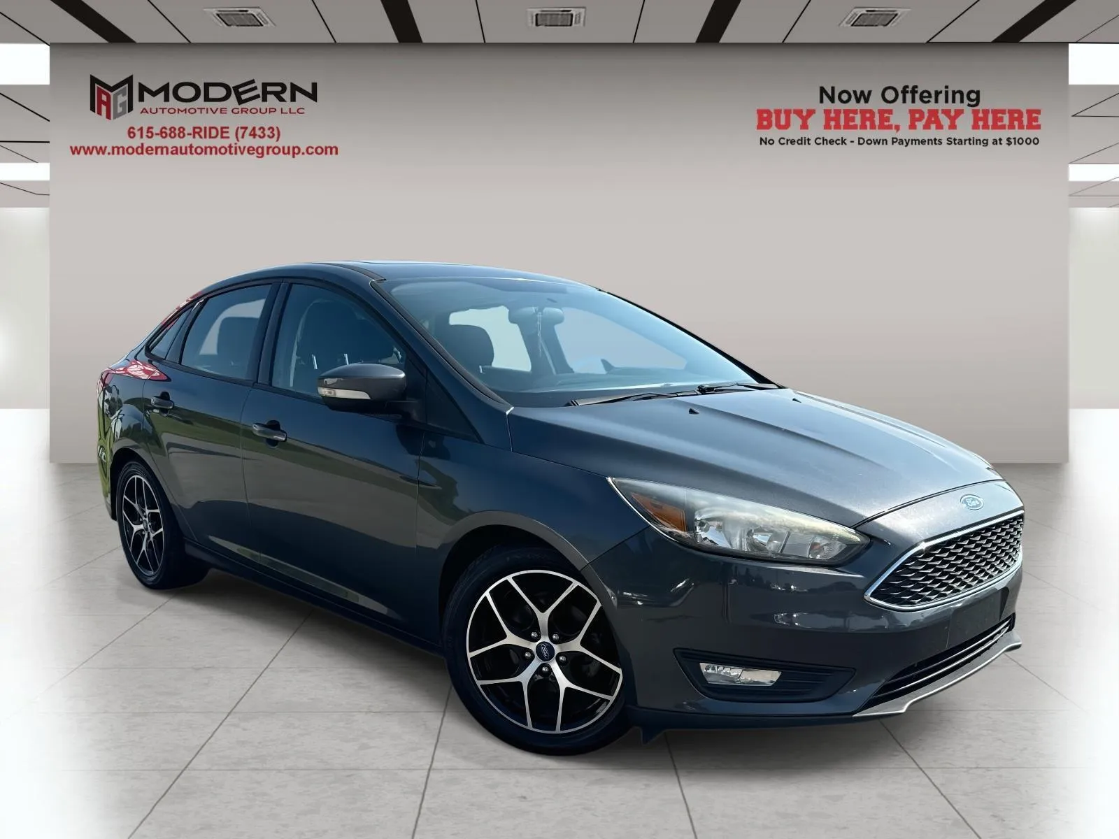 Gray 2017 FORD FOCUS SEL for sale in Lafayette, TN