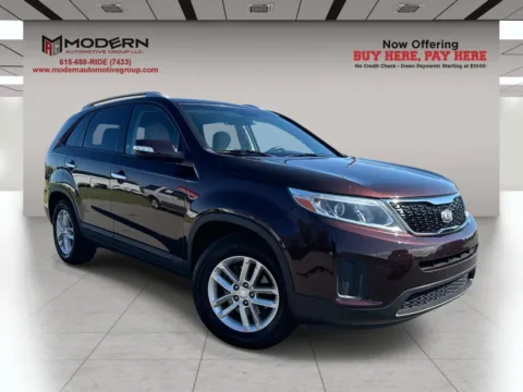 Red 2014 KIA SORENTO LX for sale in Lafayette, TN
