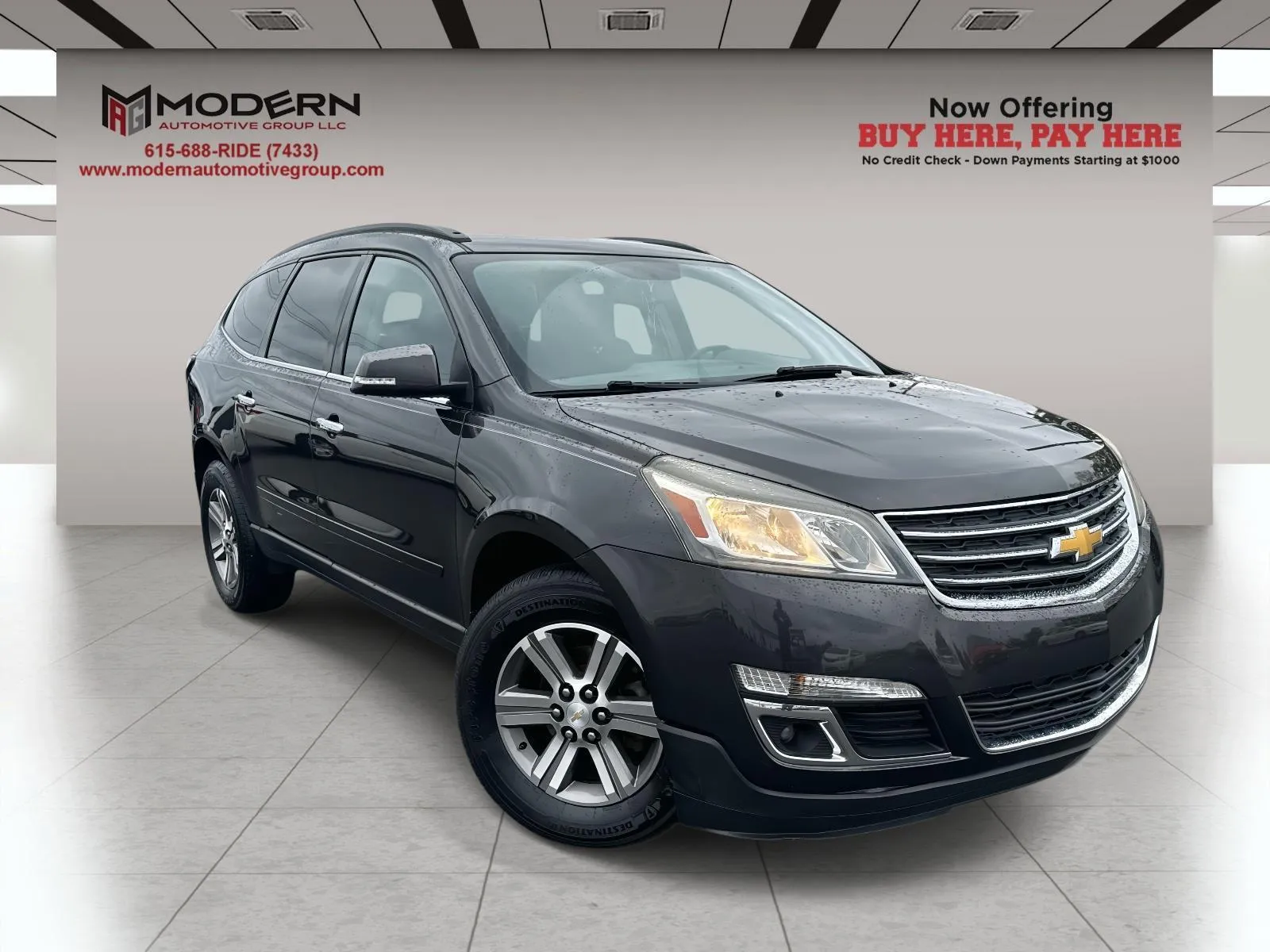 Gray 2016 CHEVROLET TRAVERSE LT for sale in Lafayette, TN