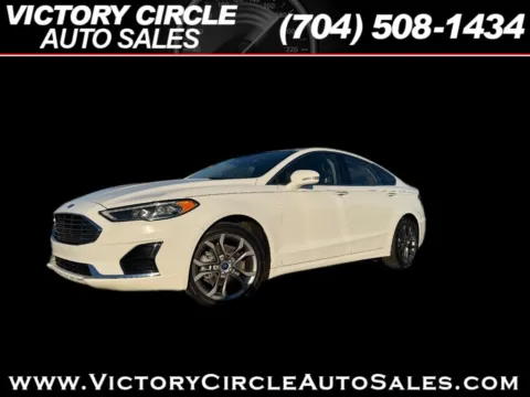 White 2019 Ford Fusion SEL for sale in Troutman, NC