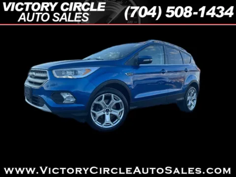 Blue 2019 Ford Escape Titanium 4WD for sale in Troutman, NC