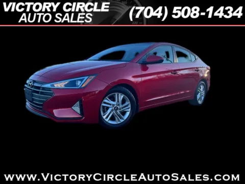 Red 2020 Hyundai Elantra Limited for sale in Troutman, NC