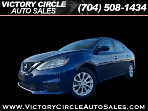Blue 2019 Nissan Sentra SV for sale in Troutman, NC