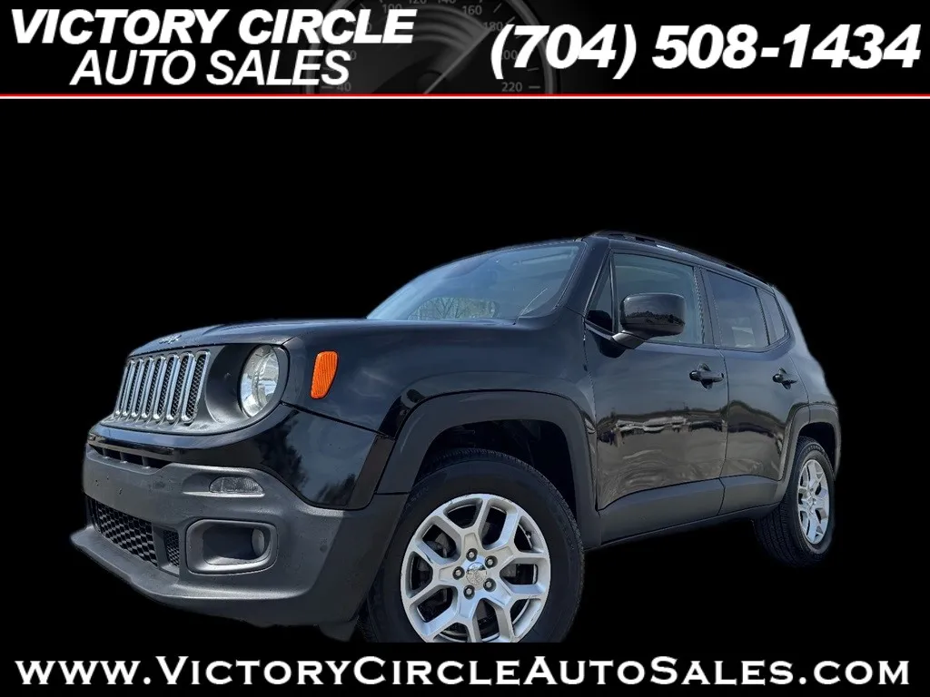 Black 2016 Jeep Renegade Latitude 4WD for sale in Troutman, NC