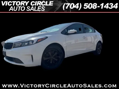 White 2017 Kia Forte LX 6A for sale in Troutman, NC