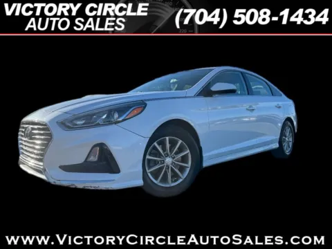 White 2019 Hyundai Sonata SE for sale in Troutman, NC