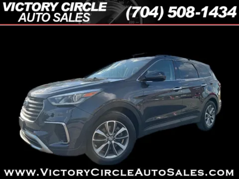 Blue 2017 Hyundai Santa Fe SE AWD for sale in Troutman, NC