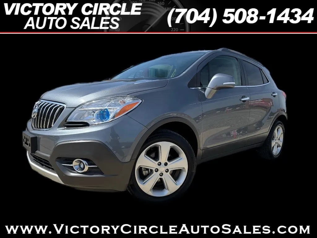 Gray 2015 Buick Encore Leather AWD for sale in Troutman, NC