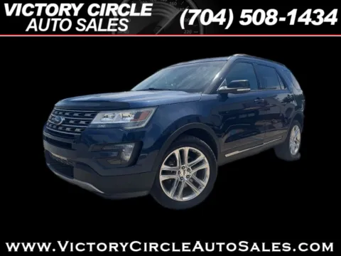 Blue 2016 Ford Explorer XLT 4WD for sale in Troutman, NC