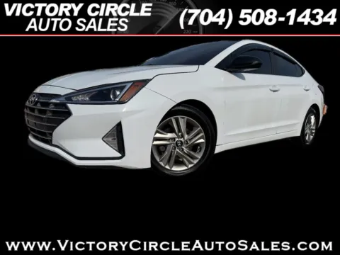 White 2019 Hyundai Elantra Limited for sale in Troutman, NC