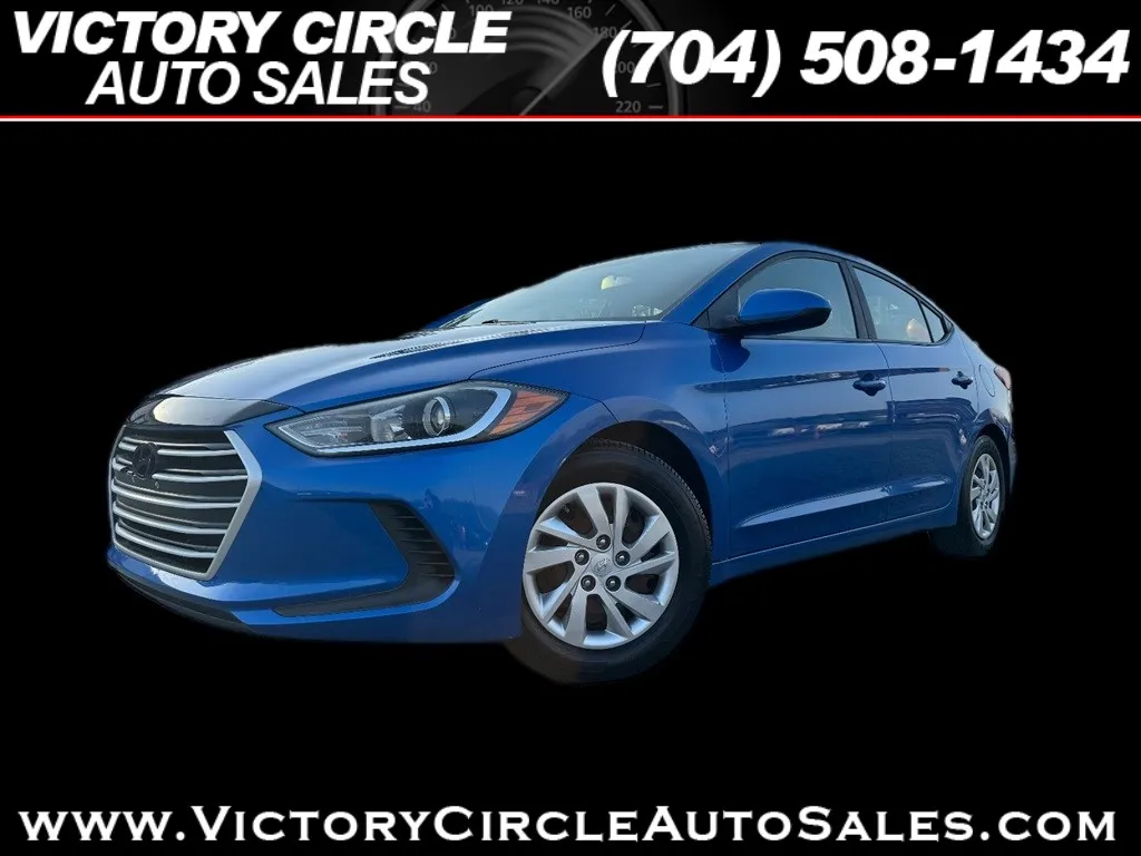 Blue 2017 Hyundai Elantra SE 6AT for sale in Troutman, NC