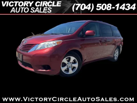 Red 2015 Toyota Sienna LE FWD 8-Passenger V6 for sale in Troutman, NC