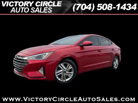 Red 2020 Hyundai Elantra Limited for sale in Troutman, NC