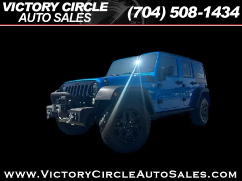 Blue 2015 Jeep Wrangler Unlimited Sport 4WD for sale in Troutman, NC