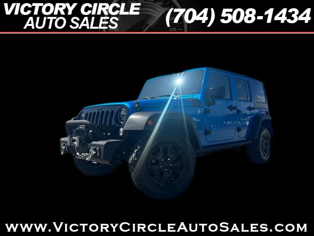 Blue 2015 Jeep Wrangler Unlimited Sport 4WD for sale in Troutman, NC