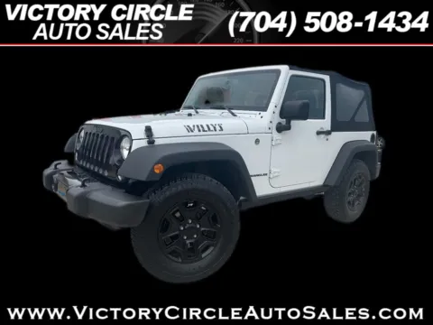 White 2016 Jeep Wrangler Sport 4WD for sale in Troutman, NC