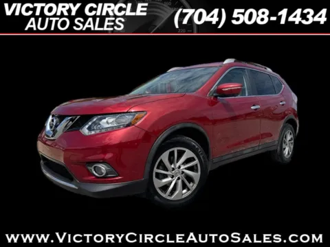 Red 2015 Nissan Rogue SL AWD for sale in Troutman, NC