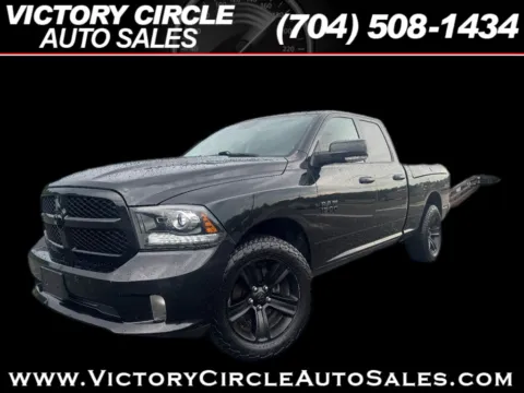 Black 2017 RAM 1500 Sport Quad Cab 4WD for sale in Troutman, NC