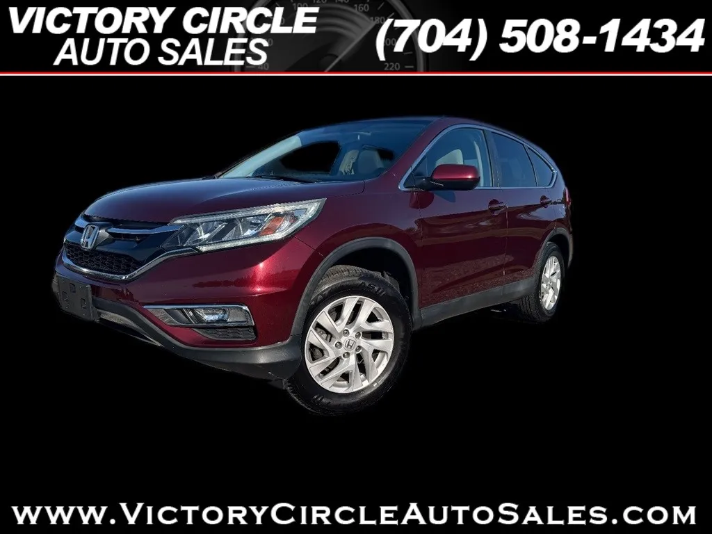 Red 2015 Honda CR-V EX 4WD for sale in Troutman, NC