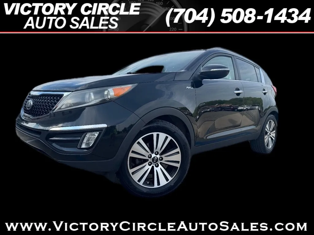 Black 2016 Kia Sportage EX AWD for sale in Troutman, NC