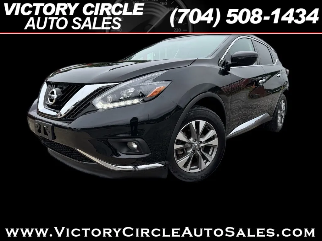 Black 2018 Nissan Murano SV AWD for sale in Troutman, NC