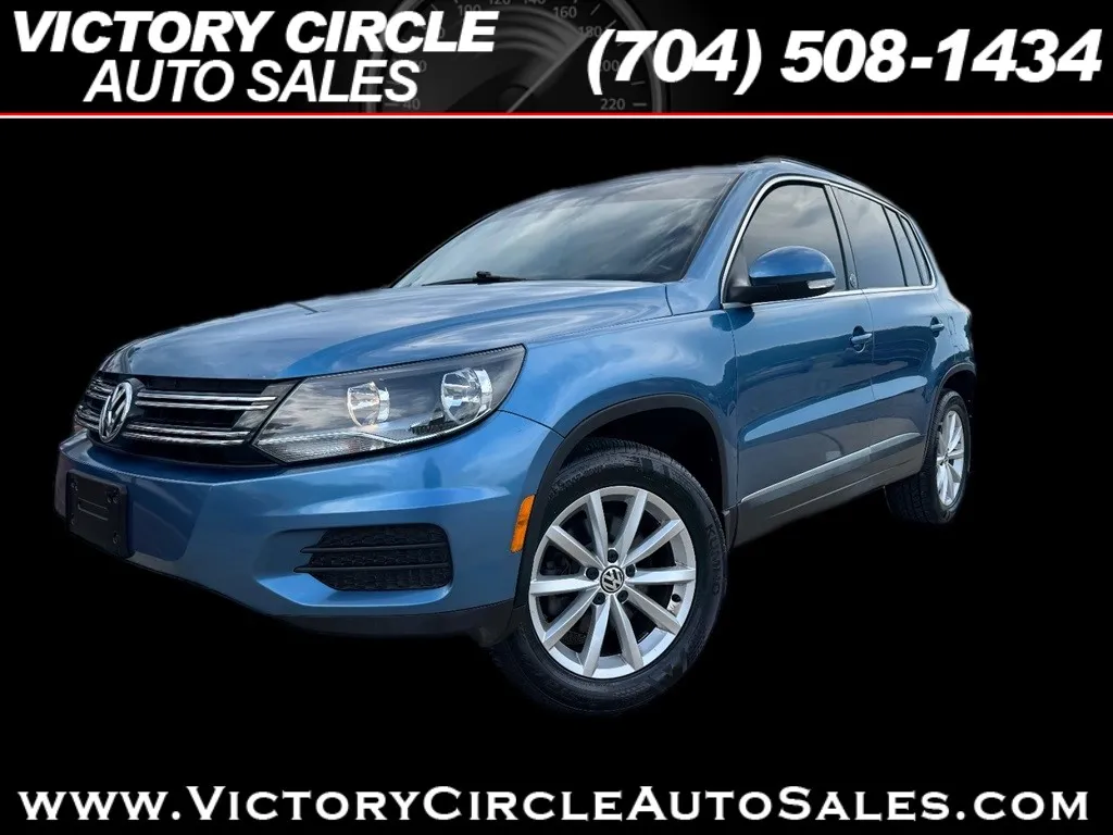 Blue 2017 Volkswagen Tiguan Wolfsburg Edition 4MotionWolfsburg Edition 4Motion for sale in Troutman, NC