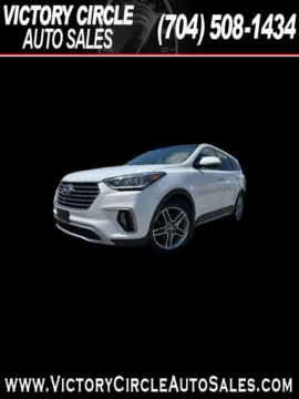 White 2017 Hyundai Santa Fe Ultimate AWD for sale in Troutman, NC