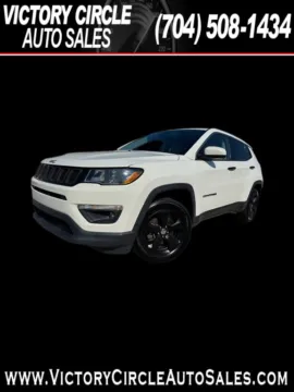 White 2018 Jeep Compass Latitude 4WD for sale in Troutman, NC
