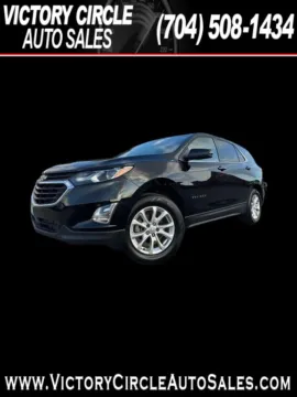 Black 2018 Chevrolet Equinox LT AWD for sale in Troutman, NC