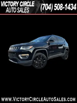 Black 2018 Jeep Compass Limited 4WD for sale in Troutman, NC