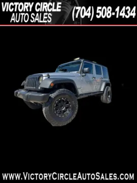 Silver 2015 Jeep Wrangler Unlimited Sport 4WD for sale in Troutman, NC