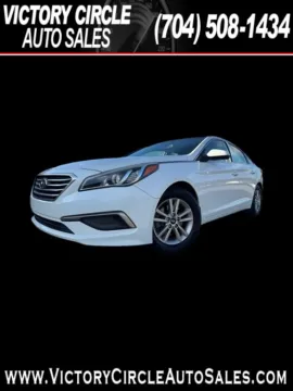 White 2017 Hyundai Sonata SE for sale in Troutman, NC