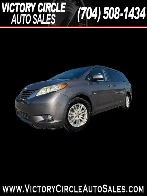 Gray 2011 Toyota Sienna XLE 8-Pass V6 for sale in Troutman, NC