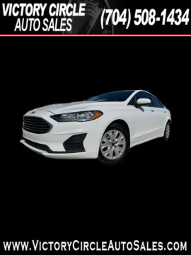 White 2019 Ford Fusion S for sale in Troutman, NC