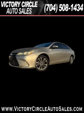 Beige 2016 Toyota Camry SE for sale in Troutman, NC