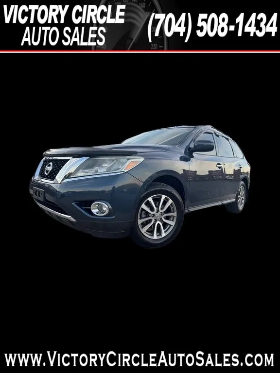 Blue 2015 Nissan Pathfinder SV 4WD for sale in Troutman, NC