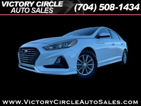 White 2018 Hyundai Sonata SE for sale in Troutman, NC