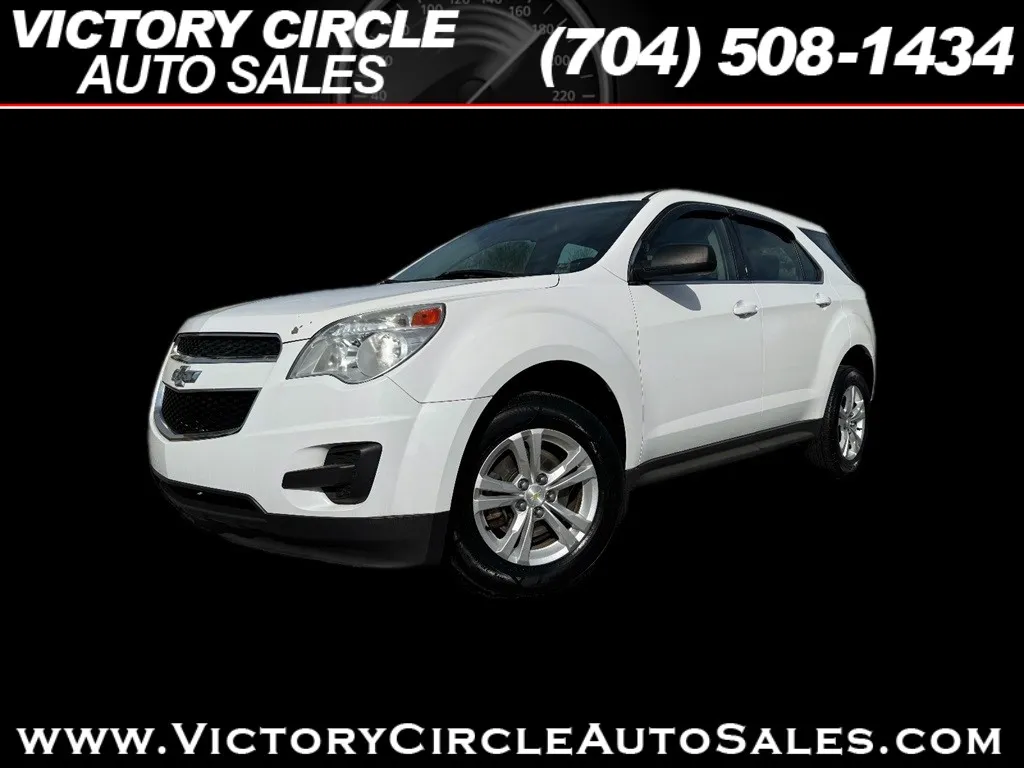 White 2015 CHEVROLET EQUINOX LS for sale in Troutman, NC