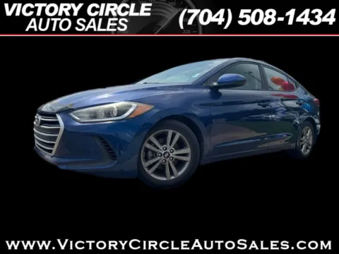 Blue 2017 Hyundai Elantra Value Edition 6A for sale in Troutman, NC