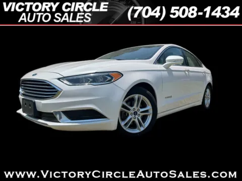 White 2018 Ford Fusion Hybrid SE for sale in Troutman, NC