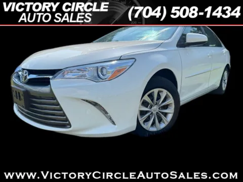 White 2016 Toyota Camry LE for sale in Troutman, NC