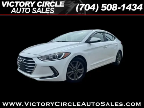 White 2017 Hyundai Elantra Value Edition 6A for sale in Troutman, NC