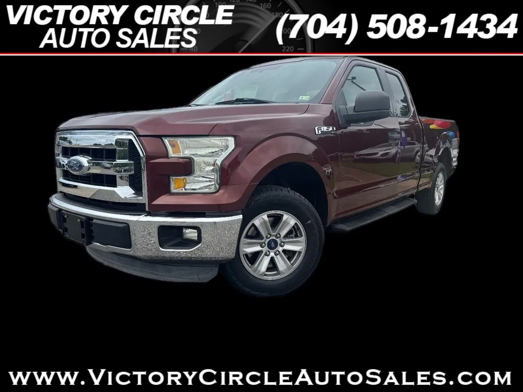 Red 2015 Ford F-150 XLT SuperCab 8-ft. 2WD for sale in Troutman, NC